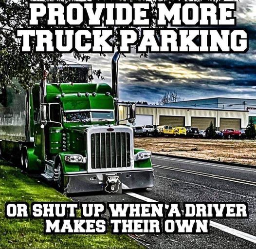 This 100%! Our drivers deserve safe places to rest. #truckertuesday