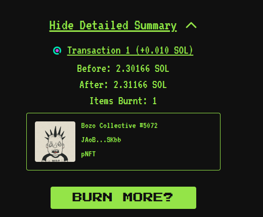 Burnt my Bozo and rejoined my fam at <a href="/BoredApeSolClub/">Bored Ape Solana Club</a>. It's good to be back home. Missed you <a href="/dak_daze/">Daze💎</a> 🚀 #BASC