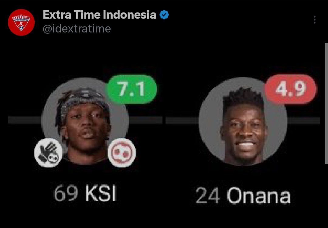 dhanniesaputra's tweet photo. Onana you are jokes https://t.co/s8dVA5nsND