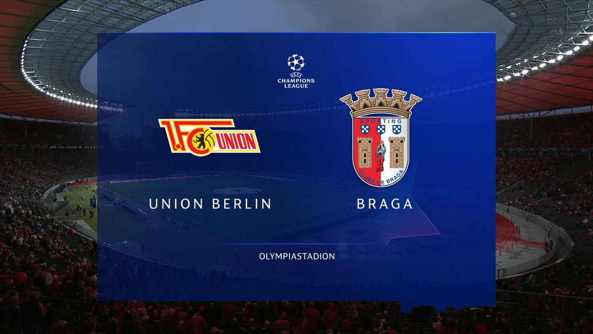 Union Berlin vs Sporting Braga Live Streaming and TV Listings, Live Scores, Videos - October 3, 2023 - Champions League