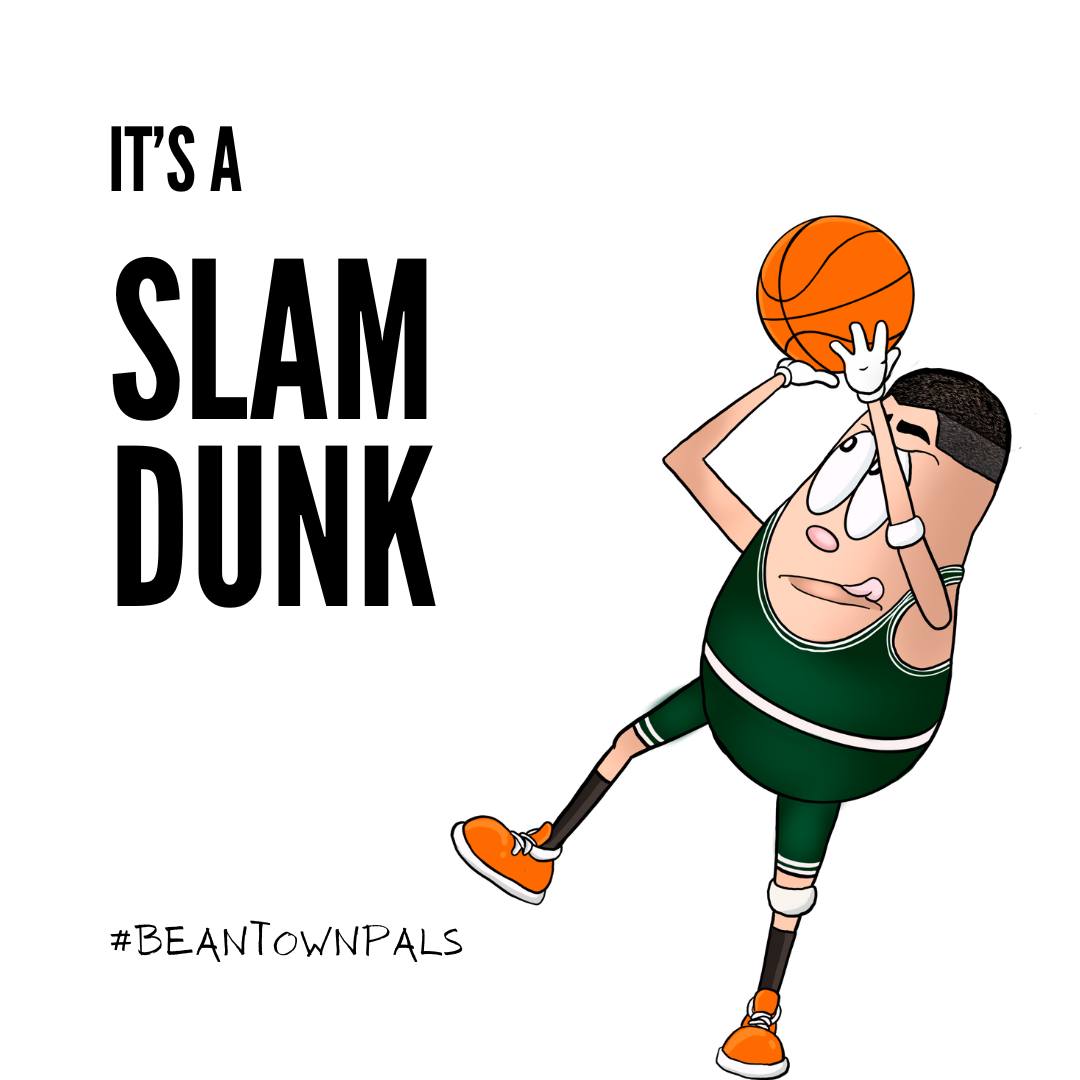 beantownpals's tweet photo. Yes, we know our Bean is shooting a 3! But we are still calling our #GoodDayBadDay challenge a SLAM DUNK. Every family that participates in this challenge is a WINNER in our book! Take the challenge: https://t.co/AhXMdwR1cI https://t.co/AWlF62NgwT