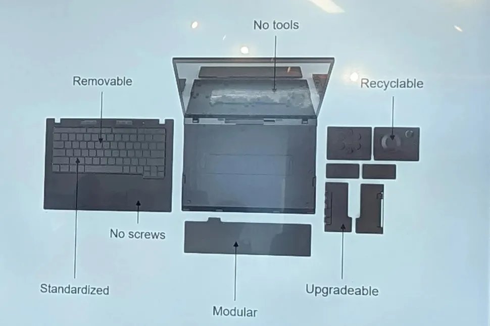 Great to share a glimpse of <a href="/Lenovo/">Lenovo</a>'s research into improving user repairability &amp; reusability in laptops as we strive towards a more circular economy. We're exploring how to make that easier, more feasible, and sustainable, and importantly how innovative designs can help offset
