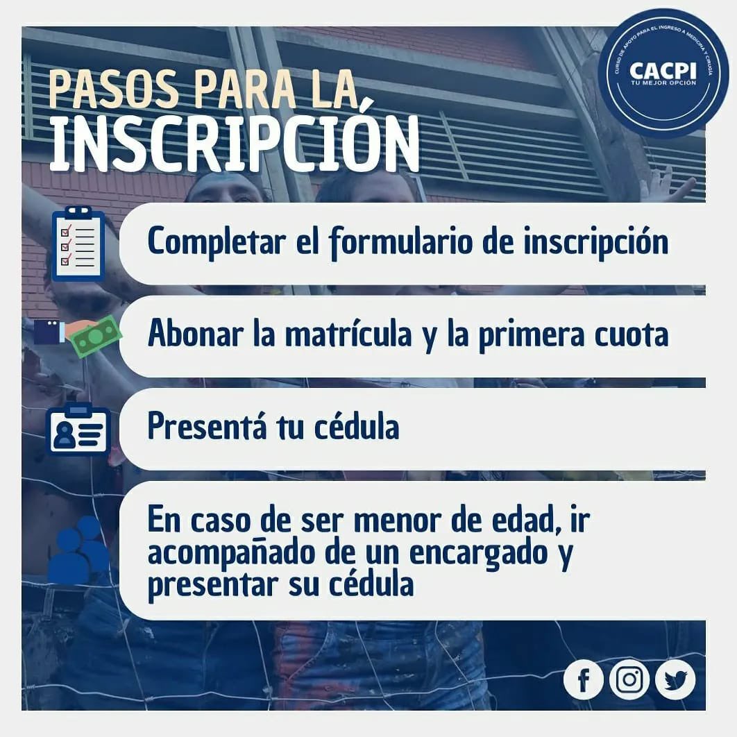 Cacpi_cem's tweet photo. 🗓️ Nuevo curso extensivo para el PRECPAM 2024.
Arranca las clases con nosotros este OCTUBRE 

Extendemos la información sobre el nuevo curso a todas aquellas personas interesadas. Apúrate que los cupos se terminan volandooo😵‍💫

Preparate para el ingreso a MED-UNA en el CACPI https://t.co/SLDv1Pu7Xc