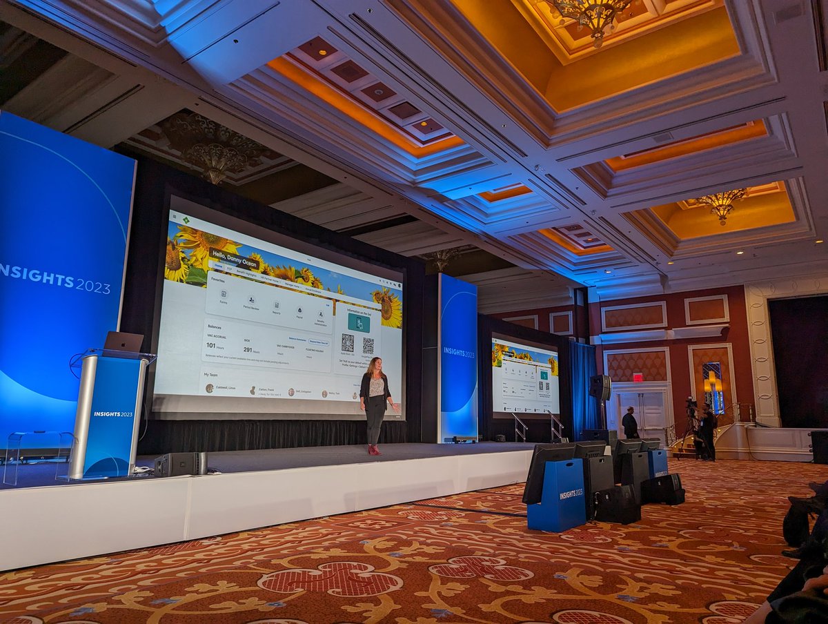 holgermu's tweet photo. MyPOV - Nothing more powerful than having a customer tell the sorry and demo the software. Today's is a professional services company with @Ceridian @Dayforce. #Insights2023 https://t.co/BnXg259Ypf