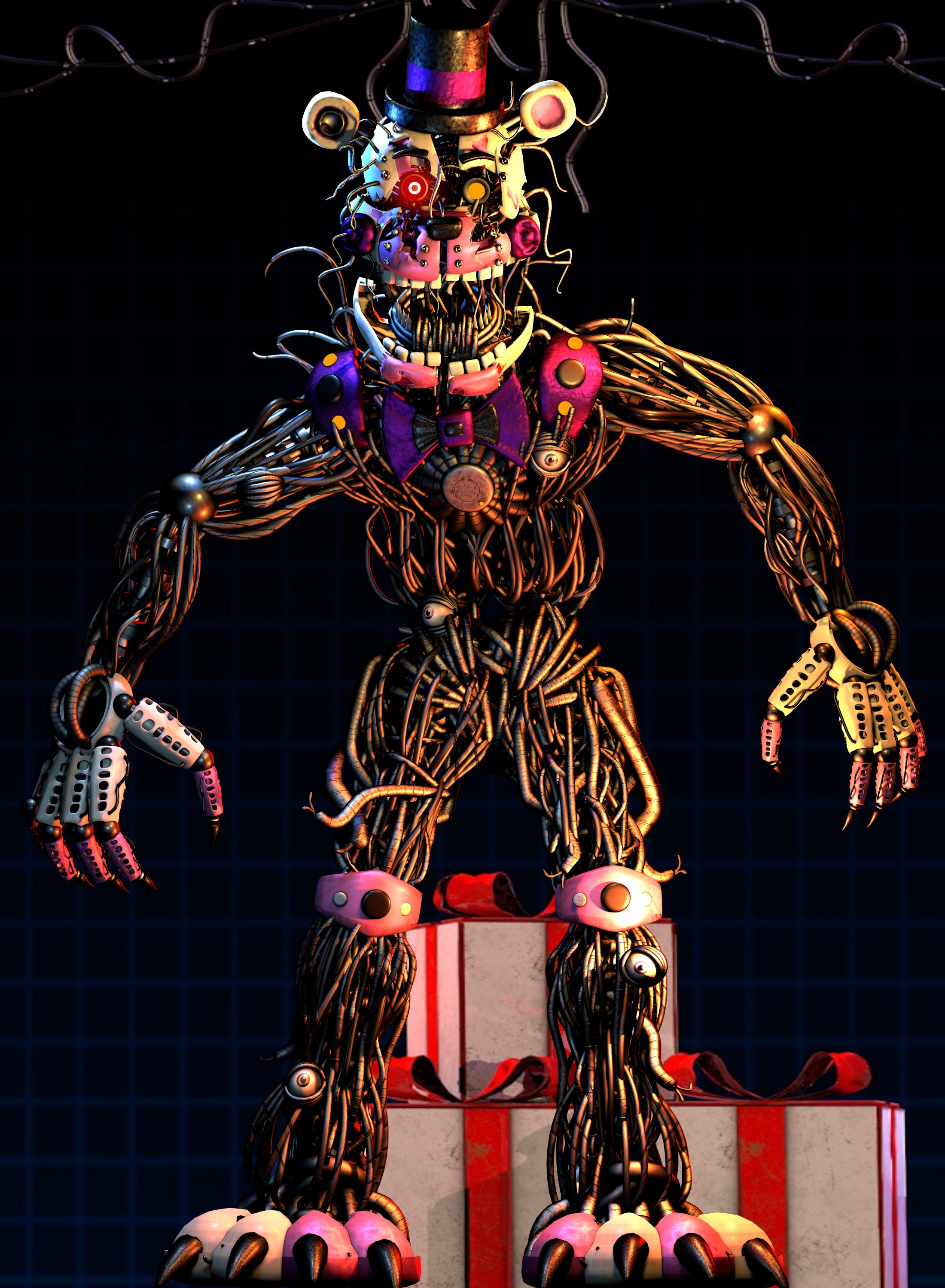 Ultimate Custom Night - Stylized Molten Freddy (Mod) by NIXORY