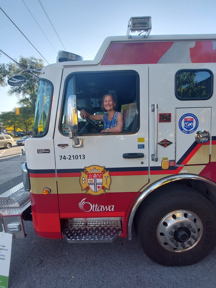 MtnMalt's tweet photo. Having fun on the job supporting @ottcity's road safety education campaign. We were set up at a fire station, giving out free reflective bands, bike lights and info. https://t.co/HHUpy1jp9j