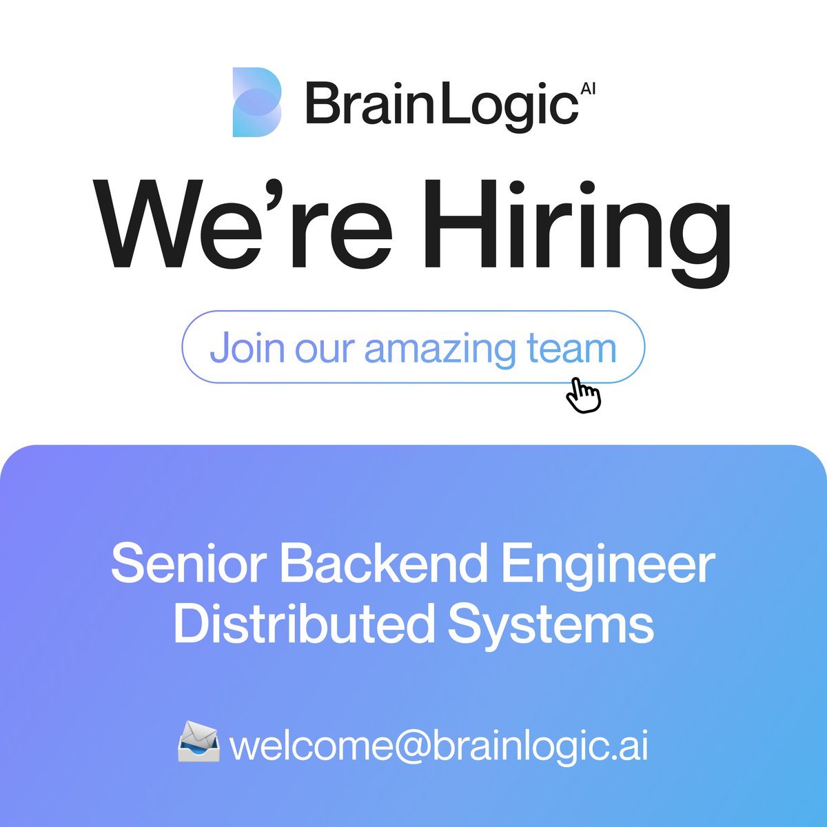 draix's tweet image. Join us in the journey of improving the lives of over 100 million people in LATAM using #AI.

We are looking for an amazing Senior Backend Engineer. @BrainLogicAI