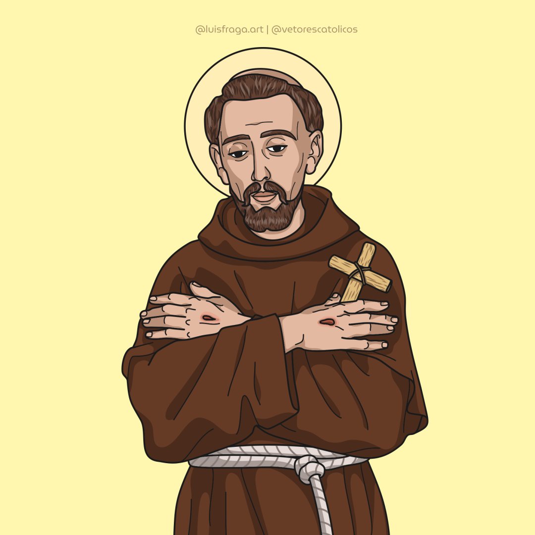 vetorcatolico's tweet photo. ✍🏼REPOST: SÃO FRANCISCO DE ASSIS
Disponível para download em:
🌐https://t.co/A0Dj0ahDZl
#Ilustração #IlustraçãoDigital #IlustraçãoVetorial #Vetor #Baixar #IgrejaCatólica #ArteSacra #Santo #SãoFranciscodeAssis #SãoFrancisco #FranciscodeAssis #OrdemFranciscana #Franciscano https://t.co/e554HsP2FK