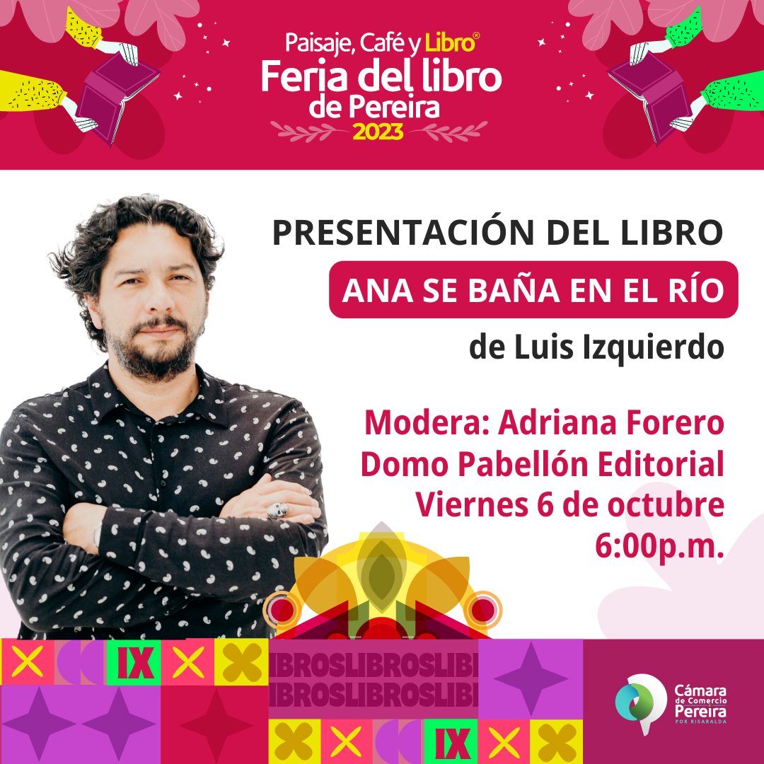 CalixtaEditores's tweet photo. A partir de mañana nos vemos en la Feria del Libro de Pereira 📚🖤 https://t.co/eYJMhQPzlS