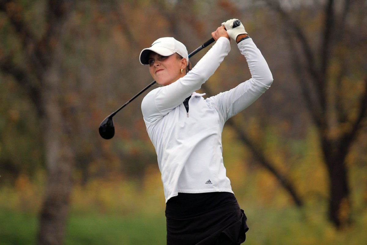 NDHSAA's tweet photo. 2023 NDHSAA Class A Girls Golf State Tournament Individual Medalist: Anna Huettl, Mandan #NDHSAA #NDpreps https://t.co/h7yDHiHtkH
