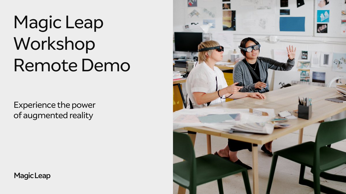 magicleap's tweet photo. Collaboration, redefined. Join us for the Magic Leap Workshop Remote Demo on October 11th as we showcase 'Workshop' - a tool designed to empower teams to ideate and prototype effectively, irrespective of their location. Experience its capabilities, from geospatial data to 3D file imports, all on Magic Leap 2.
https://t.co/6To4MhXIhX