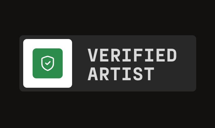 Artist Verification is now in the hands of the community! ✖️

Want to get verified? Read on for info on how artists on Prohibition can receive the "Verified Artist" badge 👇