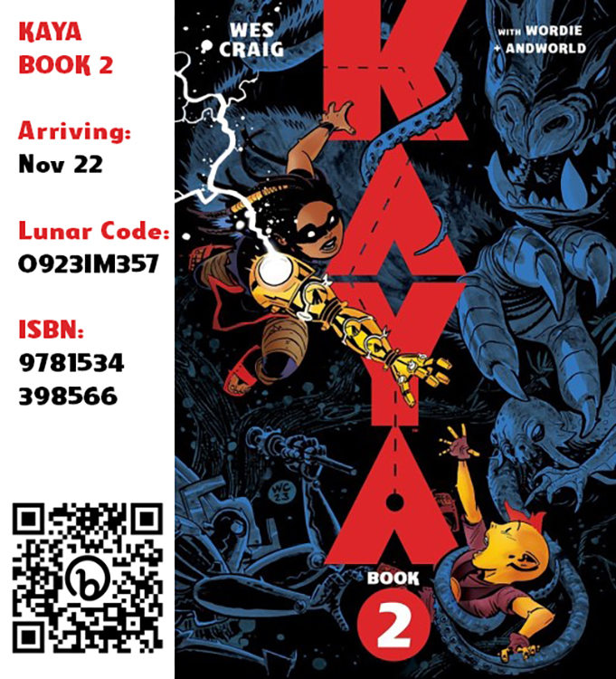 WesCraigComics's tweet photo. Approved by The X-Men, Batman, and Optimus Prime!
What more do you want?
KAYA BOOK 2 is coming NOV. 22!
This is your last week to order, so contact your comic shop or bookstore and let them know you want it.
#xmen
#batman
#Transformers
#approvethismessage https://t.co/ZEqmCCSf25