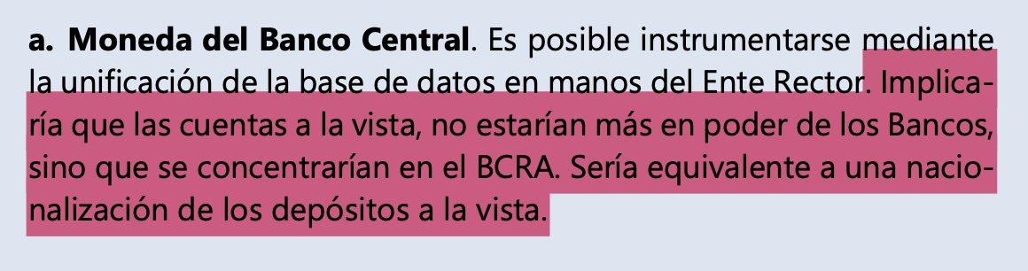Estoy leyendo sobre el Peso Argentino Digital.

Es sacar el sistema distribuido bancarios y concentrarlo en el BCRA. Además eliminar el papel moneda.