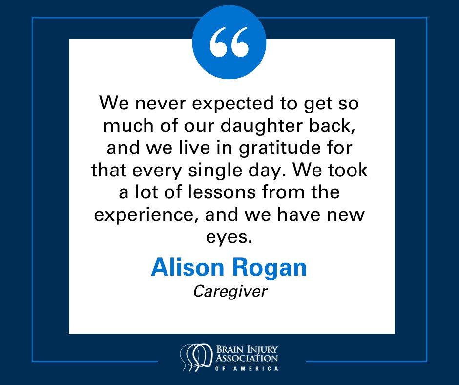 biaamerica's tweet photo. Alison's daughter sustained a severe traumatic brain injury as the result of an ATV accident, and doctors thought she may never recover. The experience of becoming a caregiver has resulted in Alison gaining a new perspective. Read her full story here: https://t.co/WRDL3AkhTl https://t.co/kmyjpAtGIj
