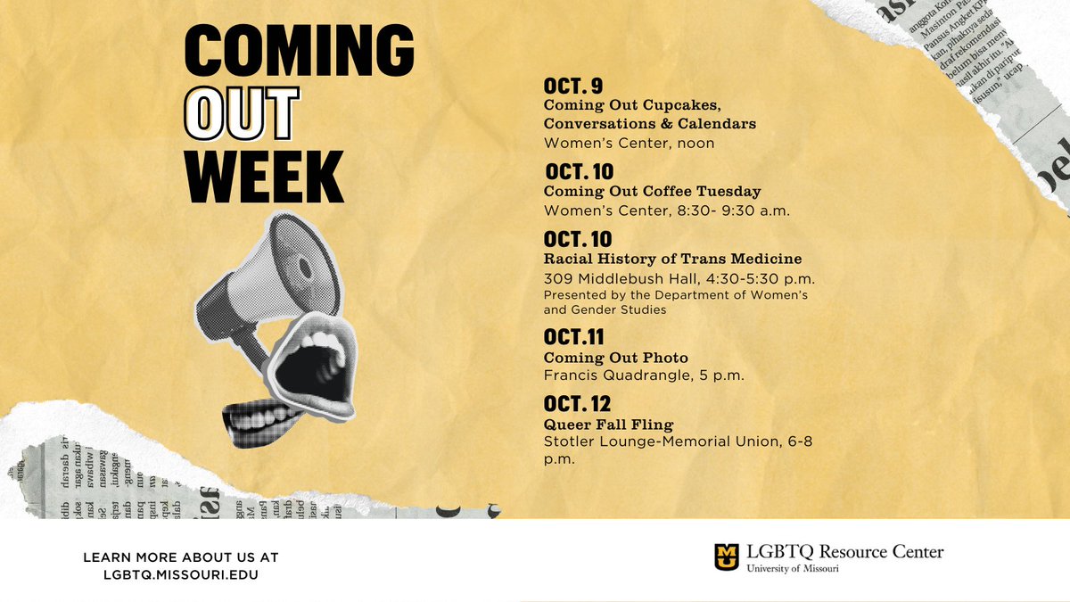 Mizzou LGBTQ Resource Center tweet media