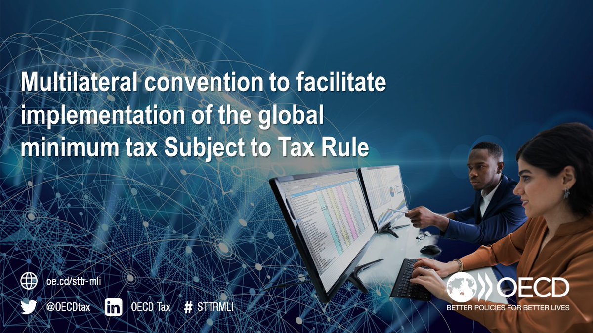 [OUT NOW] The multilateral instrument implementing Pillar Two’s Subject to Tax Rule – together with its Explanatory Statement – has been released and is now open for signature.

🗞️ Read more ➡️ oe.cd/5dL

#STTRMLI