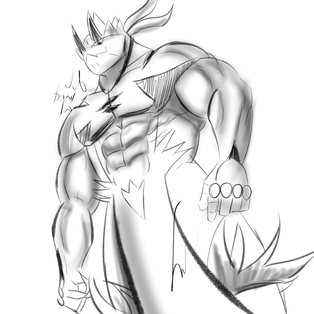 iiMarmore's tweet photo. Urshifu w/ trainer , wip sketch commission 

#pokemon #urshifu #sketch #wip #commission #trainer #gen8 #swsh #gen9 #fur #furry #muscle https://t.co/BtjTu3hQQX