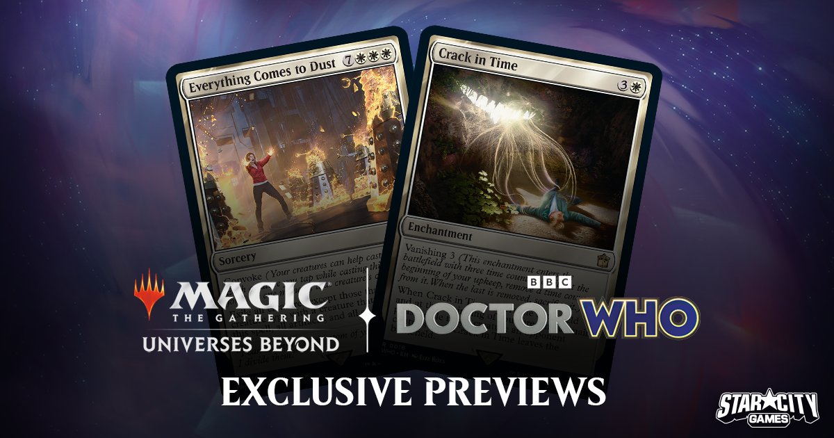 StarCityGames's tweet photo. 🚨 Doctor Who Preview Alert 🚨
See more here: https://t.co/jFHQk1fF5c
#MTGxWHO #MTG #MTGPreview
Thank you, Wizards of the Coast, for providing us with this free preview content. https://t.co/DlfEMea4t5