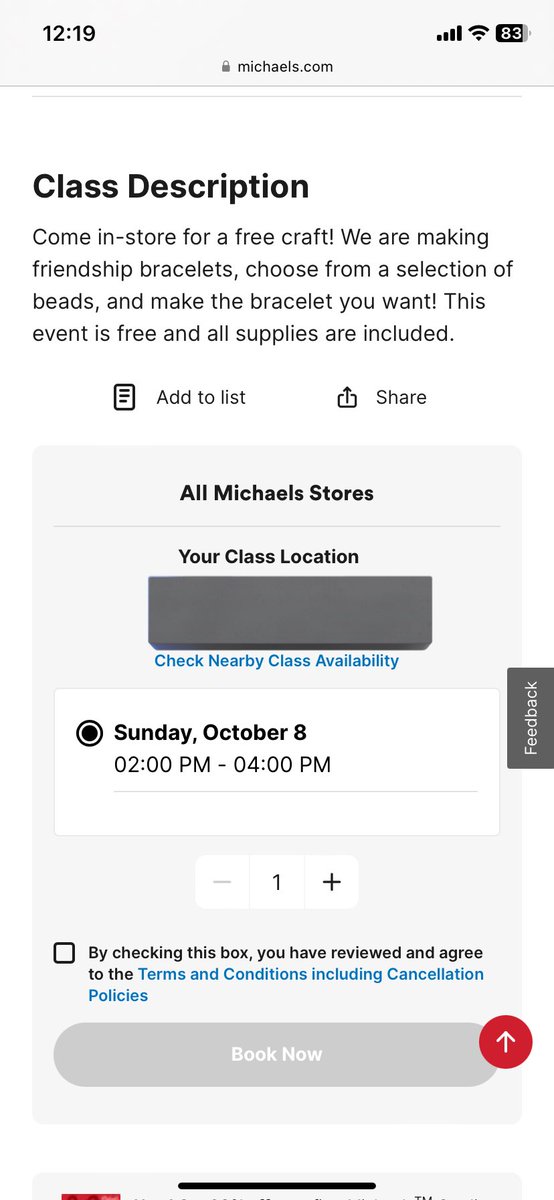 ‼️‼️ for all US swifties who don't have the money to buy materials for friendship bracelets, for either a future concert or for the eras tour movie. check your local michael's craft store! they're holding a FREE event where you're able to create friendship bracelets 🫶🏼