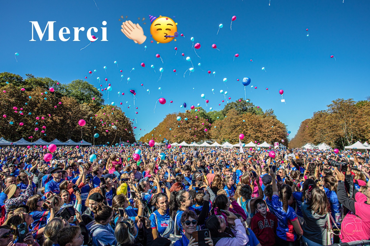 1670 mercis à la communauté de vous être engagé(e)s avec moi pour soutenir la recherche contre les cancers pédiatriques.
Au total, c'est donc 6200 coureurs, 22000 donateurs et 2 310 000 euros versés à 100% pour la recherche.
RDV le 29 septembre prochain pour l'édition 2024 !