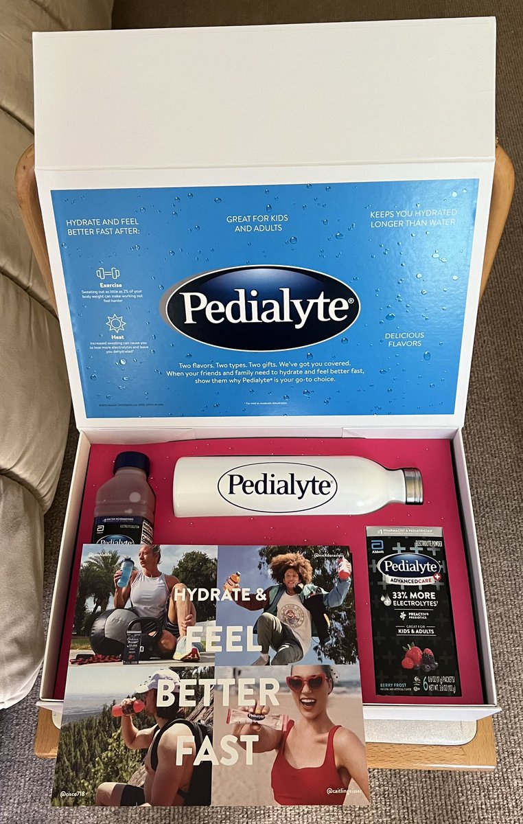 About to be so hydrated. Thanks for the #gift <a href="/pedialyte/">Pedialyte US</a>