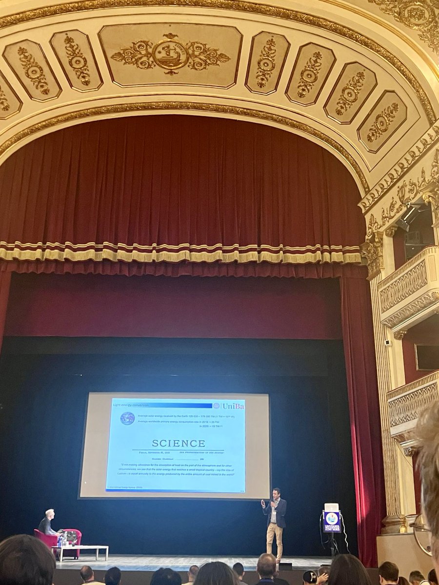 Grattieri Lab (@grattierilab) on Twitter photo Just got back to Bari, what a unique experience to deliver a talk in the amazing setting of the Piccinini Theater for the #ECME2023 Conference organized by Prof Gianluca Farinola <a href="/FarinolaGroup/">Farinola Group</a> and Prof Luisa Torsi <a href="/luisa_torsi/">Luisa Torsi</a> !! Just got back to Bari, what a unique experience to deliver a talk in the amazing setting of the Piccinini Theater for the #ECME2023 Conference organized by Prof Gianluca Farinola <a href="/FarinolaGroup/">Farinola Group</a> and Prof Luisa Torsi <a href="/luisa_torsi/">Luisa Torsi</a> !!