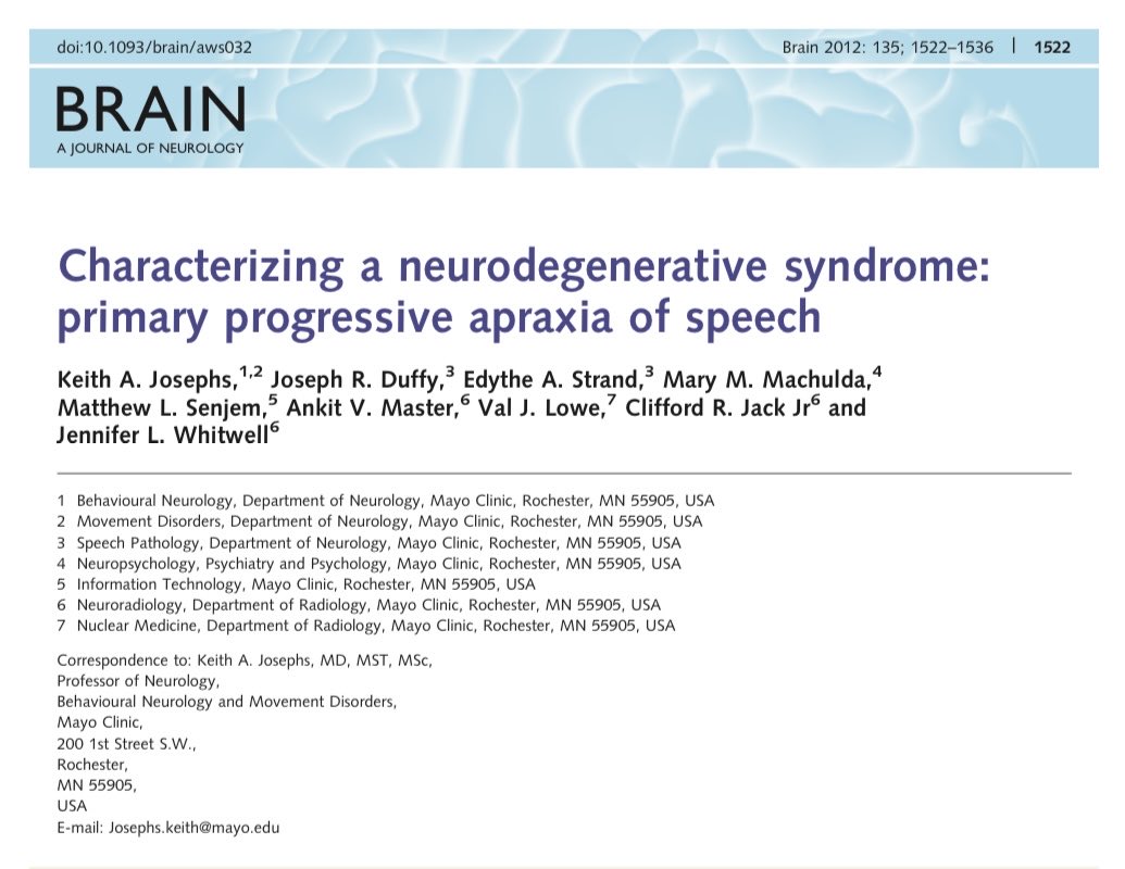 JodiAllenSLT's tweet photo. I remember meeting my first patient with undiagnosed primary progressive apraxia of speech #PPAOS in 2015 - I read this paper on repeat: https://t.co/1dVfQhG0pY

… &amp; am still fascinated by the ever evolving literature 🤓 #motorspeech #neurodegeneration #differential #prognosis https://t.co/dxypJX3Qby