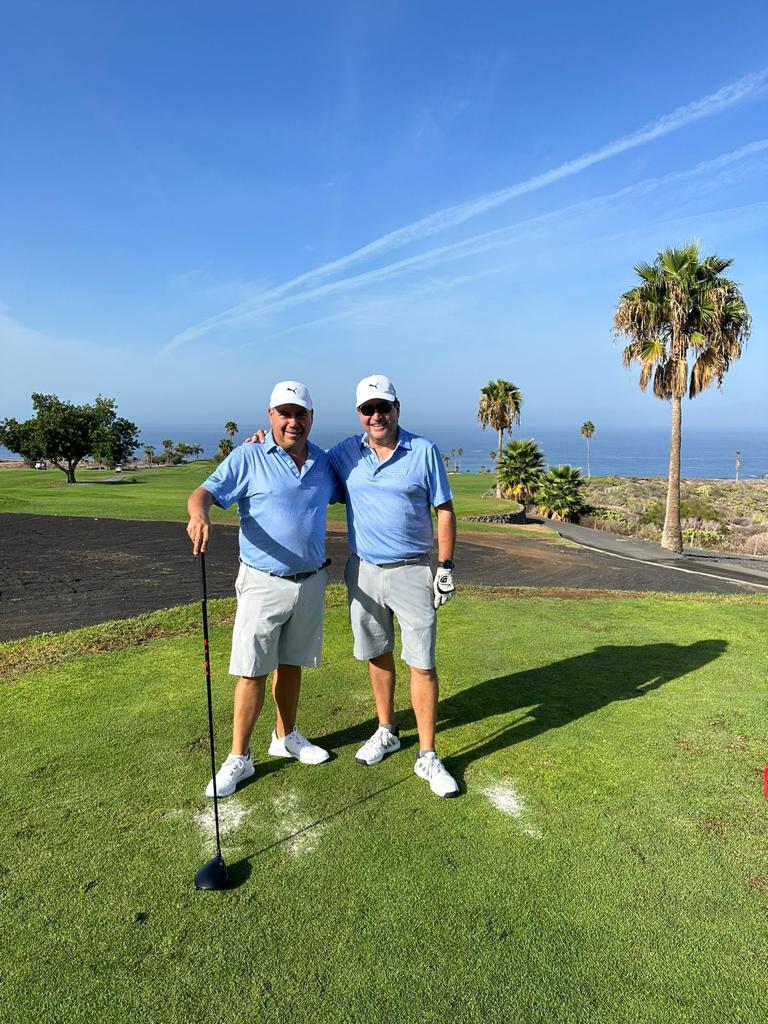 ElGranBajio's tweet photo. Inicia la Gran Final del World Corporate Golf Challenge 2023 en Tenerife, España.  Este evento ha sido un punto de encuentro clave para líderes empresariales de todo el mundo desde hace 30 años. Muchas gracias a Herminio Sainz, representante de World Corporate Golf Challenge por la invitación. #ElGranBajío #Networking