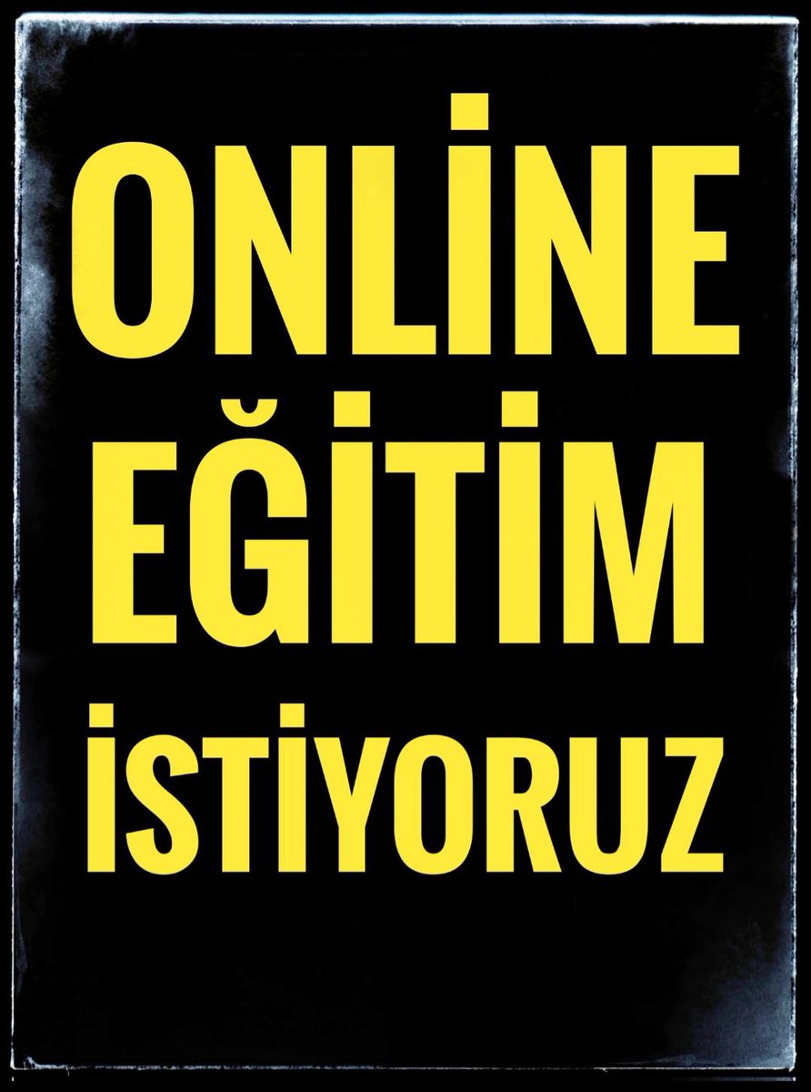 #OnlineEğitim #onlineeğitimistiyoruz  online eğitim gelsin bir an önce