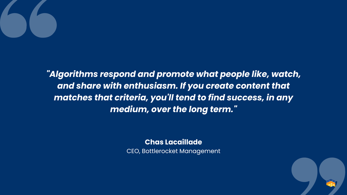 🗝️YouTube is a search platform by nature and mastering the art of the algorithm is the key to success.

Check out the full blog post here: hubs.ly/Q024b52h0

#Whitepaper #Tech #InfluencerMarketing #IndustryResearch #BottlerocketManagement #YouTube #Algorithm