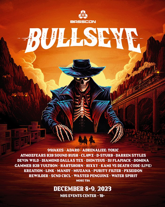 GlobalDanceGDE's tweet photo. 🚨 BREAKING - Basscon just unveiled the lineup for the inaugural BULLSEYE! at the NOS. Who are YOU excited to see live?

Tickets On Sale THIS Thursday @ 12PM ►https://t.co/d0RS7AQeok https://t.co/G6Ao3pfOTx