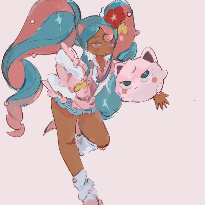 #blacktoberi wanted to draw fairy miku as a kuro gyaru :) 