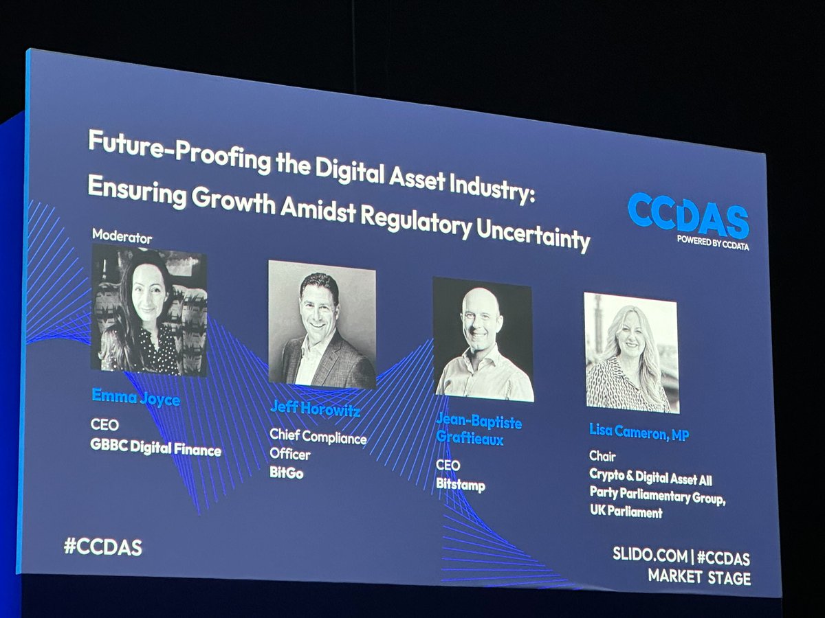 BitGo's tweet photo. We've had a blast at @CCData_io's #CCDAS Digital Asset Summit in London! 🇬🇧 https://t.co/wjQtg56S0V