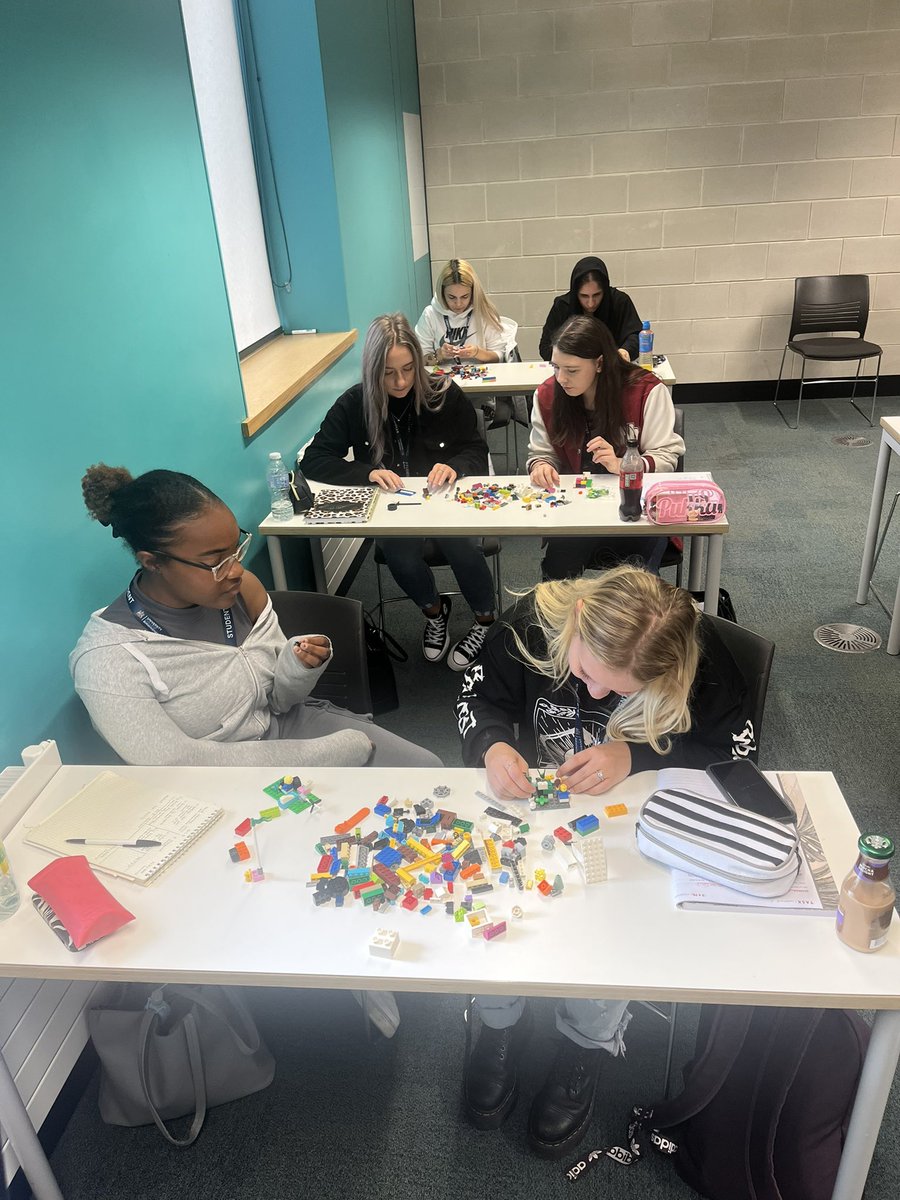 Gemma_Kirby1's tweet image. @UCBChildEd students having fun with @Lego this afternoon! They created a representation of their ideal early years learning environment in line with @birth_matters - encouraging lots of creative thinking! @UCBofficial @UCBTandL
