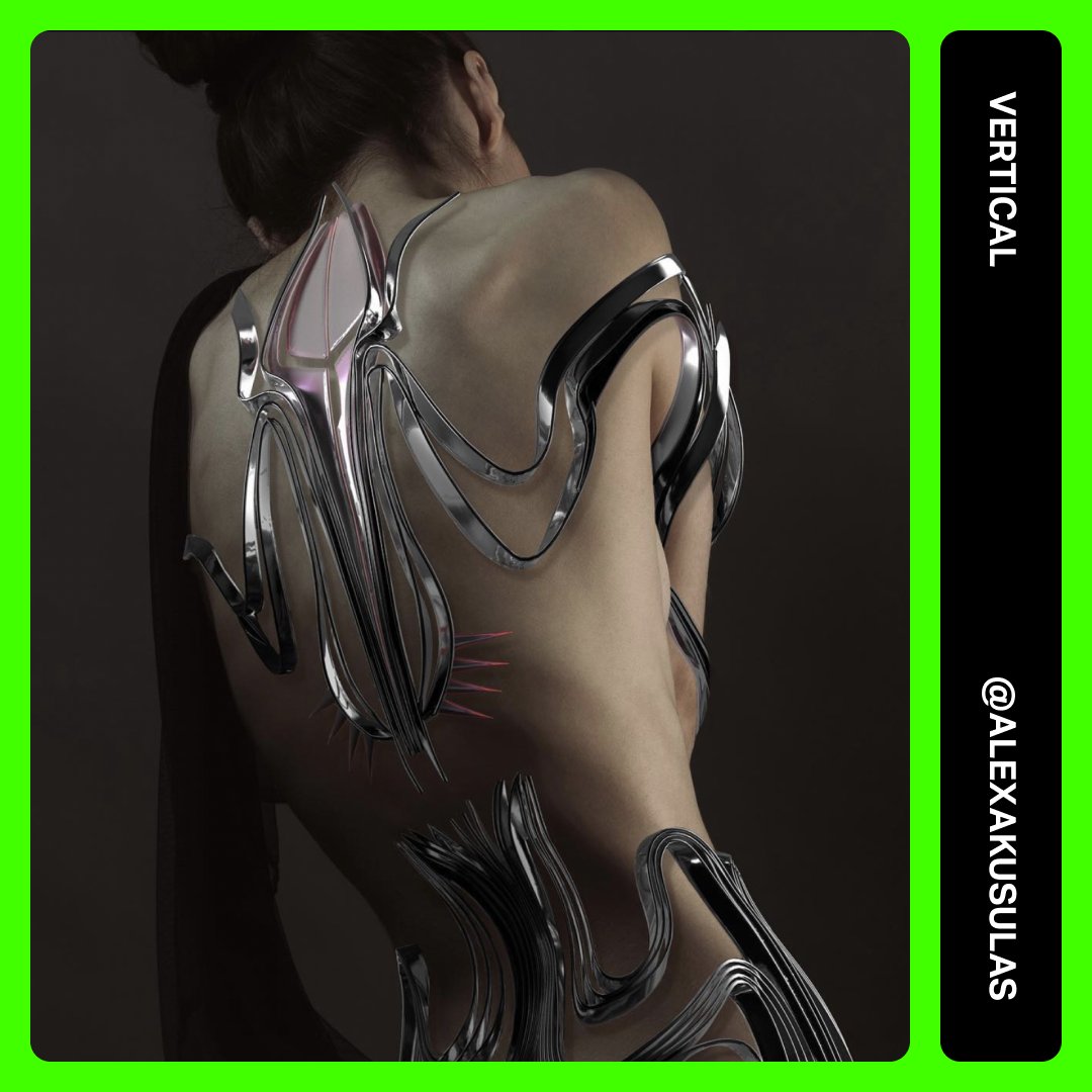 Meet our Digital Fashion Residents of our 7th Cohort in collaboration with <a href="/pronounceddrop/">DRAUP</a> 🩸

<a href="/alexakusulas/">alexa_K</a> is a fashion designer mainly focused on Digital fashion and tech, her work is a captivating fusion of nature´s edgy beauty and rebellious innovative futuristic concepts.