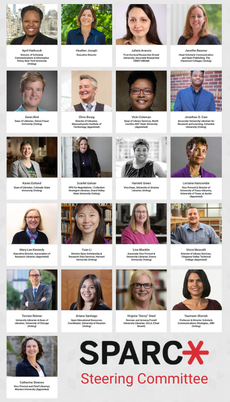 If you know of someone who would like to serve on the SPARC Steering Committee, we welcome your nominations. Click here for the form: docs.google.com/forms/d/e/1FAI… Deadline is this Friday, Oct. 6.