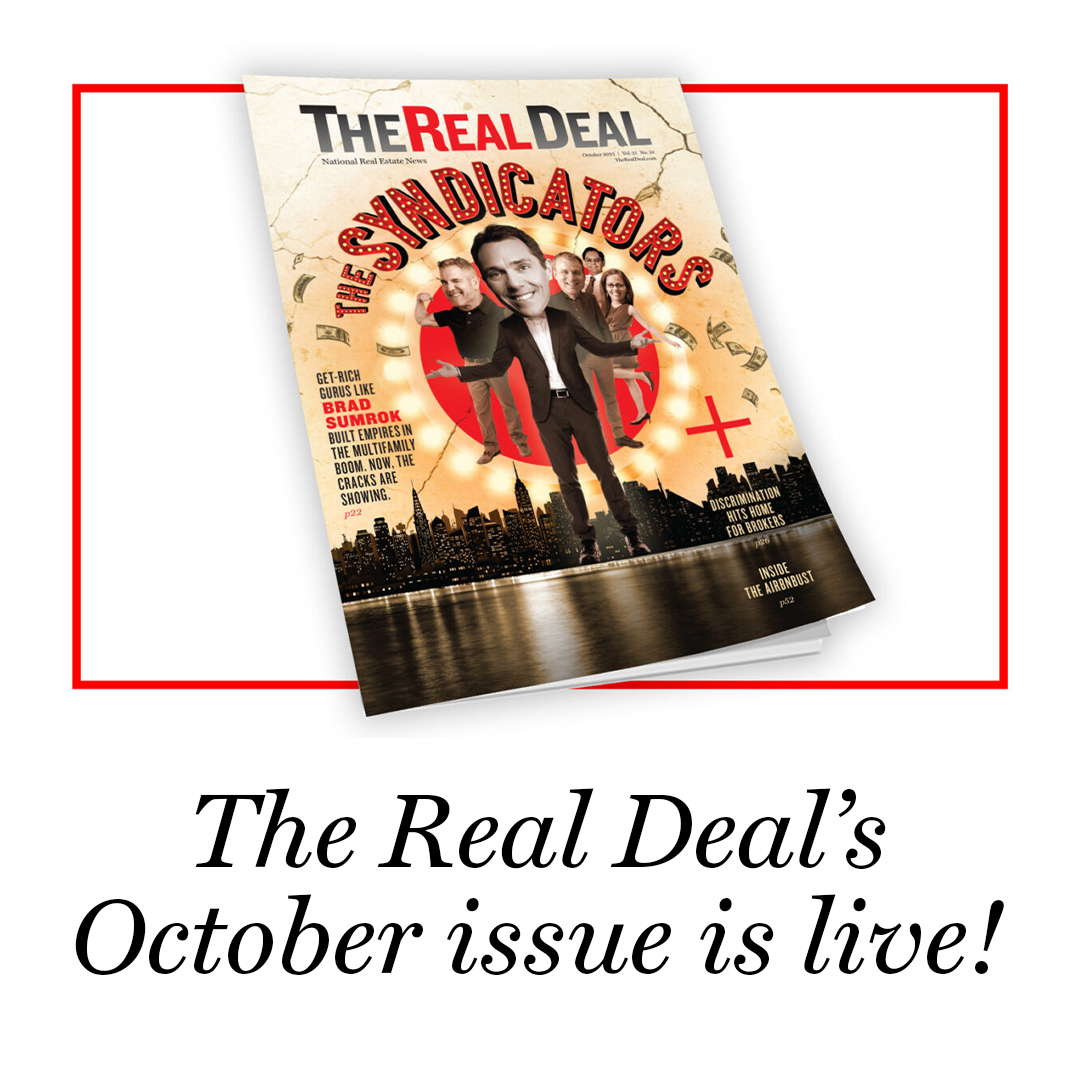 trdny's tweet photo. The Real Deal’s October issue is live for digital subscribers and soon to hit mailboxes across the country.⁠⁠ 

Get the inside scoop on real estate's hottest headlines here: https://t.co/xk6ta4aVVE https://t.co/5PuPmKEaZi