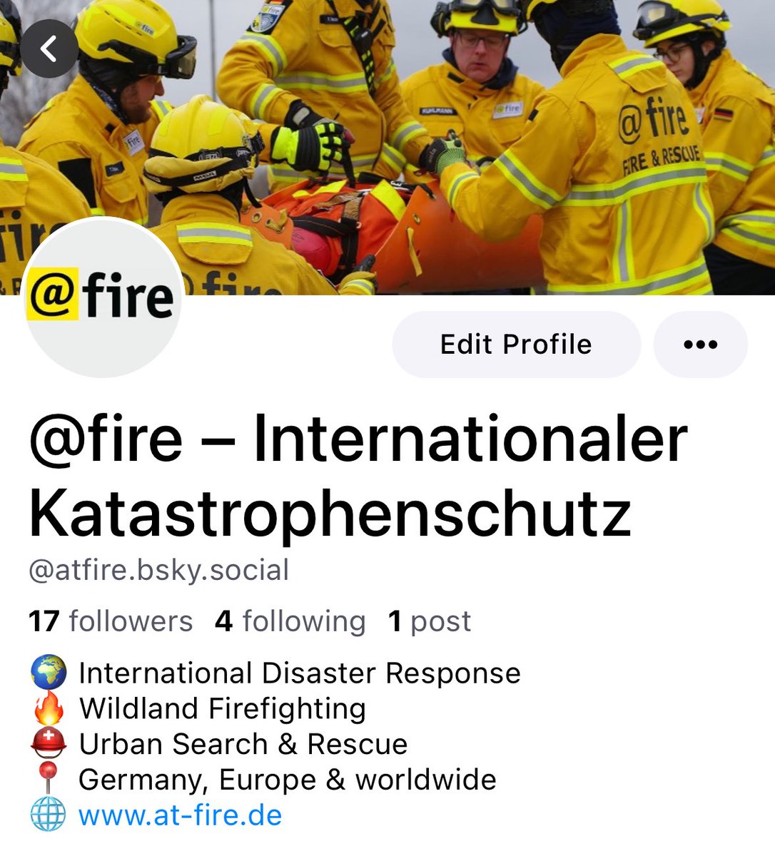@fire - Internationaler Katastrophenschutz tweet media