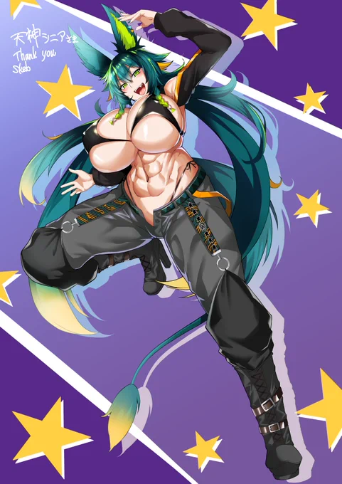 skebにて天神シニアさん()を描かせていただきました!Vのデザインは普段描かない要素が多いので勉強になりますね(#^^#) 
