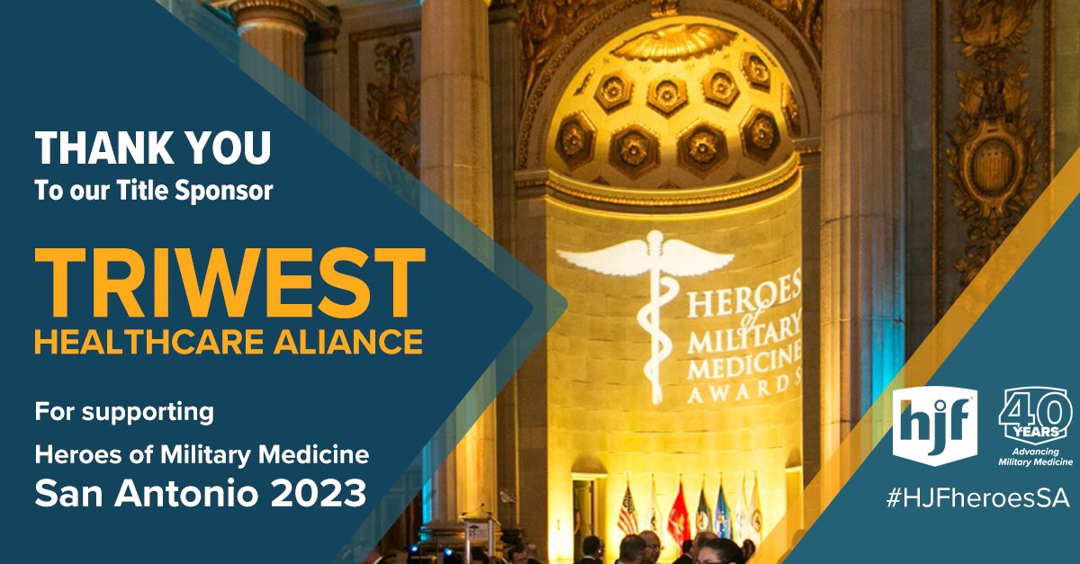 HJFMilMed's tweet photo. of the 2023 Heroes of Military Medicine San Antonio Awards dinner, which recognizes outstanding achievements in military medicine. Thank you for supporting our nation's dedicated service members, veterans, and their families. #HJFheroesSA #WeAreHJF https://t.co/ZQEi6HzDuA