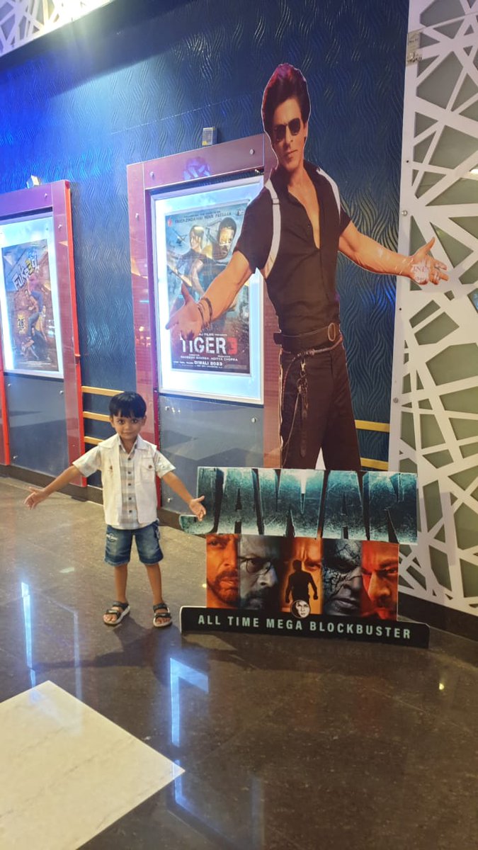 Third time at srs cinema kashipur with lovely bhanju <a href="/iamsrk/">Shah Rukh Khan</a> #Jawan