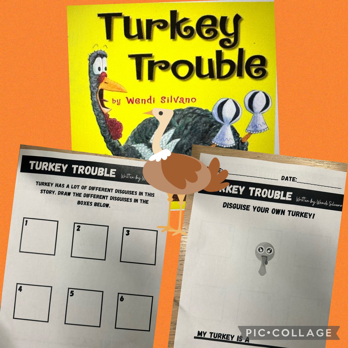 MissBowes19's tweet photo. Today we read Turkey Trouble- we learned how to do sequencing by drawing the disguises of the turkey and we got to use our creative skills by coming up with our own Turkey disguise! @StMartinOCSB https://t.co/5gNFenyBtd
