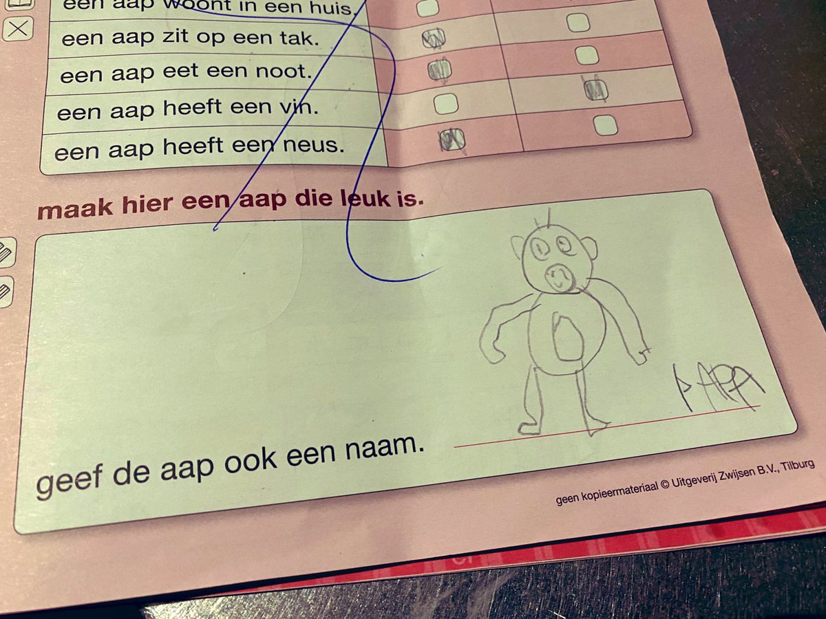 alfreddonker's tweet photo. Zoonlief zit in groep 3 en wilde me graag iets laten zien. Wordt hoog tijd voor een gesprekje met juf ๐๐ซฃ
#onderwijs #grappenmaker https://t.co/UVVYG5p5An