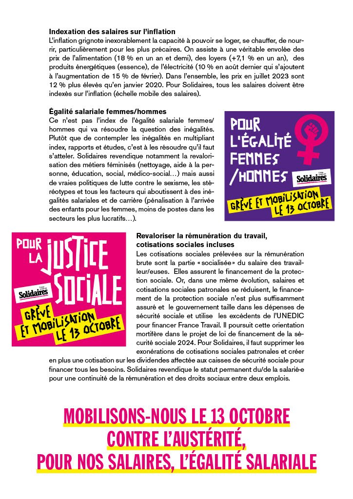 Urgence salariale ! Ensemble, en grève et mobilisé·es pour nos salaires le 13 octobre ! 
#13octobre 

solidaires.org/sinformer-et-a…