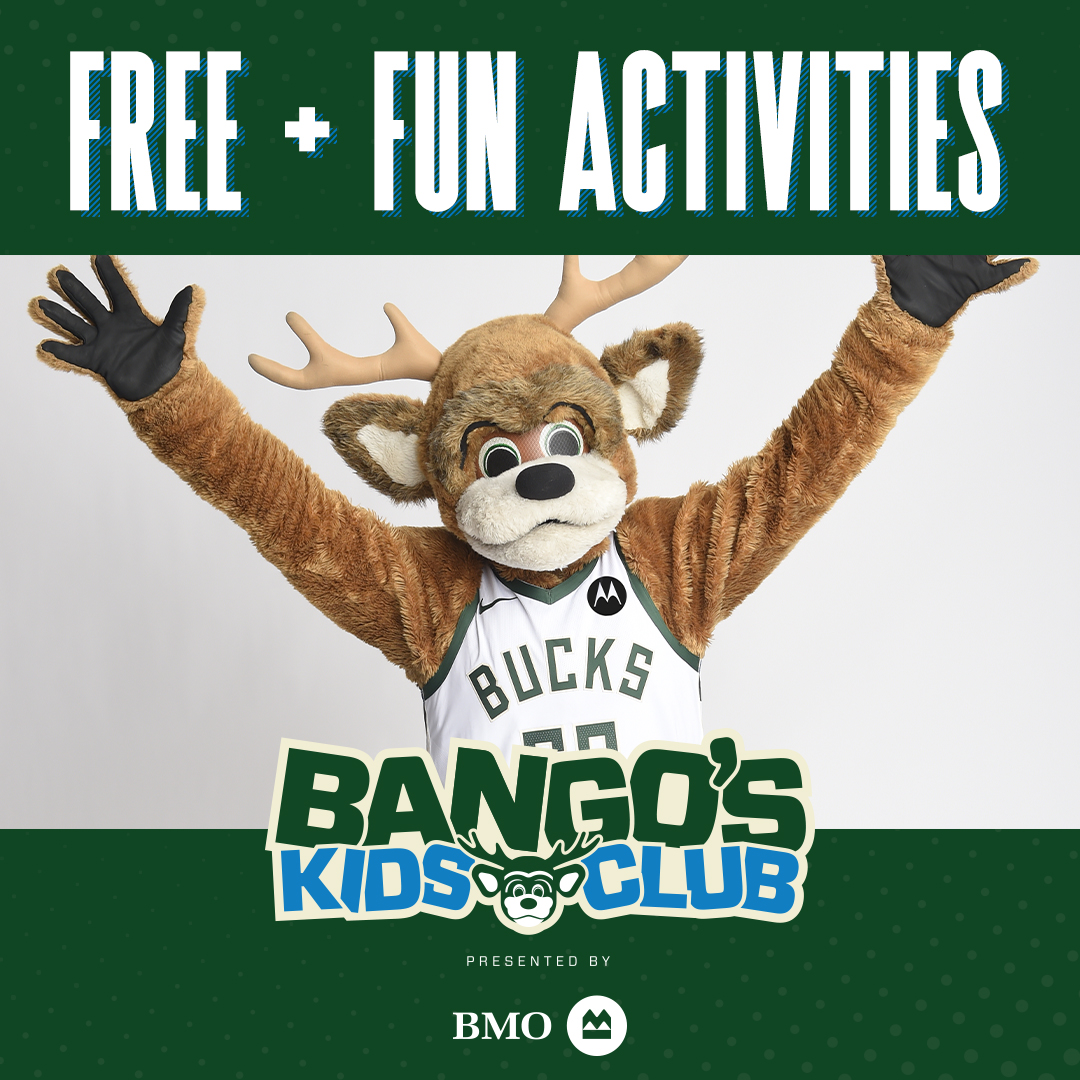 Whether you're a Rookie, JV, or Varsity-level fan, Bango has something fun for everyone. Join Bango's Kids Club presented by @BMO today! For more details: bucks.com/kidsclub