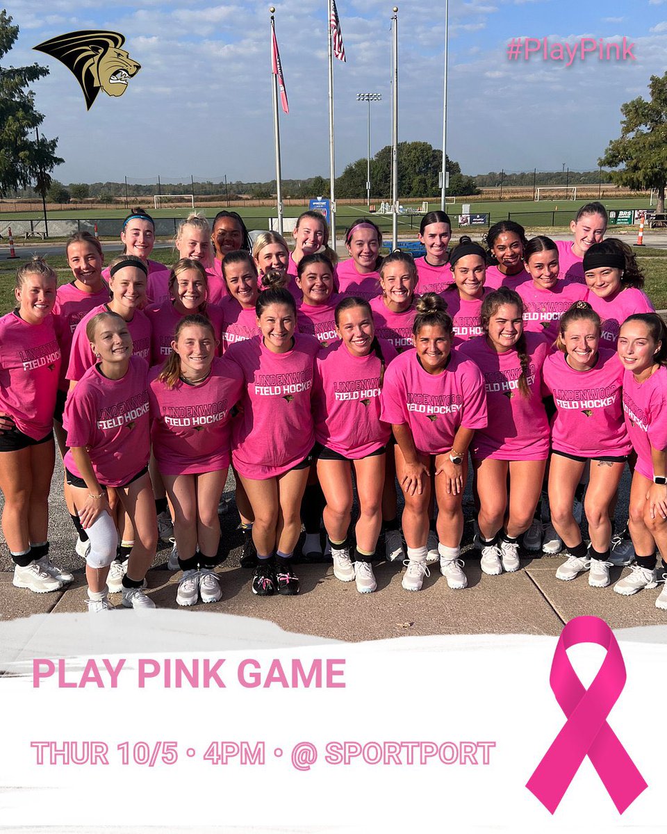 Thursday we are hosting our Play Pink Game to show support for those battling breast cancer, to spread awareness, and to honor those that have courageously fought the good fight.

Join us as we take on Maryville 4pm @ SportPort!

#PlayPink #Stickittocancer #breastcancerawareness
