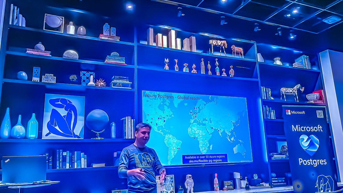 AzureDBPostgres's tweet image. Today at #PGConNYC in the @microsoft-sponsored track, @iVarund &amp;amp; Abinav Rameesh presented on “Choosing a cloud-managed database service for PostgreSQL: Why Azure?”, featuring #AzureDBPostgres Flex Server &amp;amp; @AzureCosmosDB for PostgreSQL too