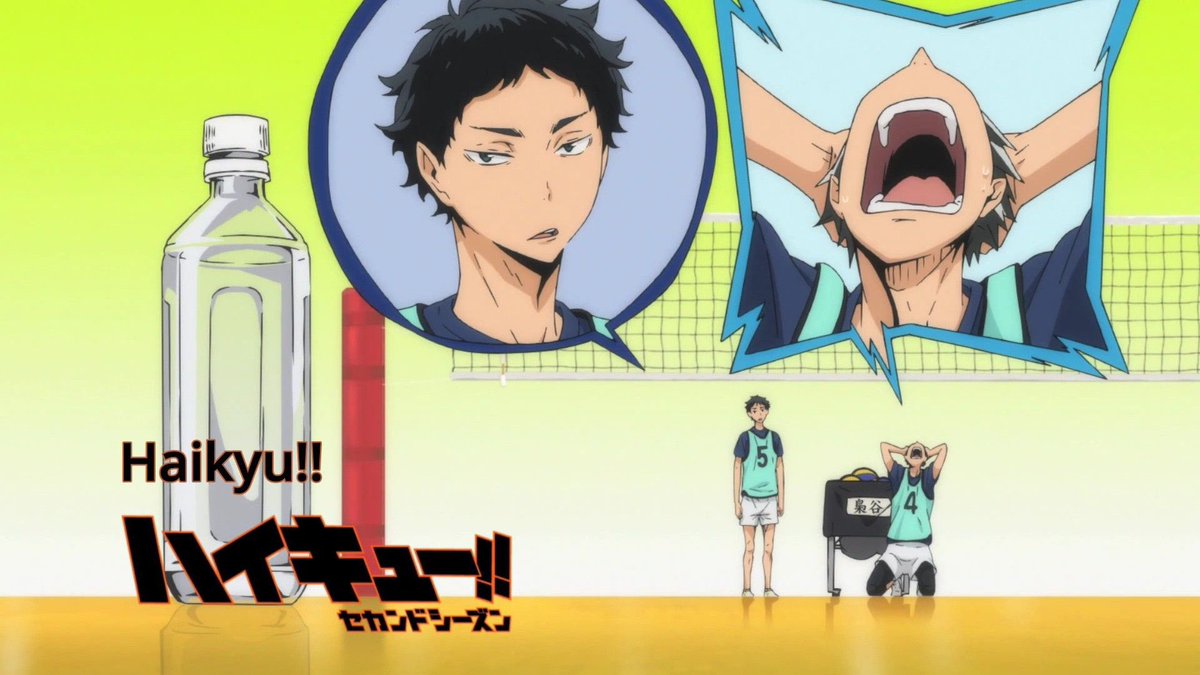 kagstinycrown's tweet photo. i miss the haikyuu bottle commercial breaks https://t.co/MSc3izTEA2