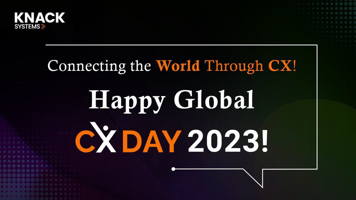 KnackSystems's tweet image. 📢 Celebrating Global CX Day 2023! 🌟

To our SAP CX Team, Valued Customers, and CX Experts – you&apos;re the vital pieces in our customer experience puzzle. Together, we craft remarkable experiences! 🧩🙌
#GlobalCXDay #CustomerExperience #SAPCXPartner